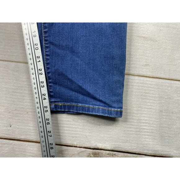 Isabel Maternity Jeans Womens 18 Skinny Crop Distressed Stretch Denim Ingrid - Picture 5 of 11